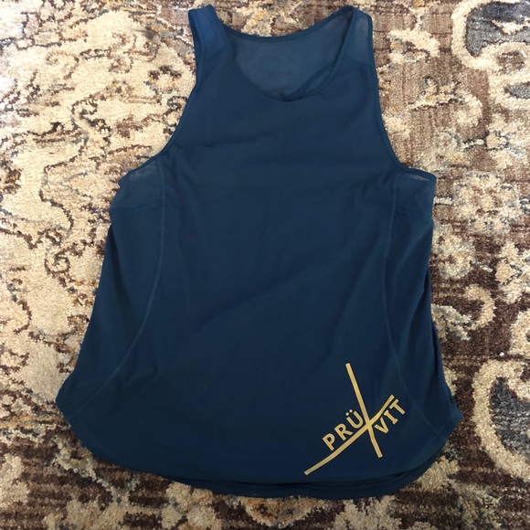 lululemon athletica Tops - Lululemon Pruvit teal ketone tank top